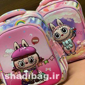 ست کوله جامدادی رویه برجسته لبوبو (ویوا)